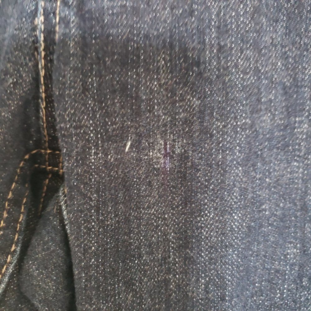 White House Black Market Noir Size 14 Denim Capris - Picture 4 of 9